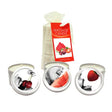 Edible Massage Candle Threesome - Cherry, Strawberry & Melon Flavoured Candles - 3 Pack - CANDLES