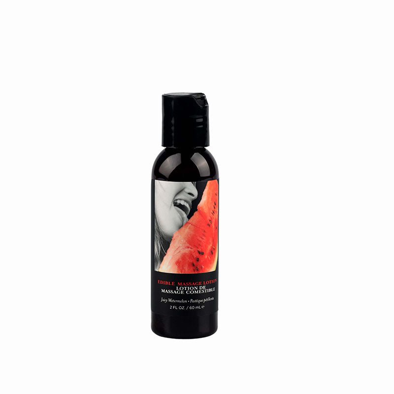 Edible Massage Lotion - Watermelon - Watermelon Flavoured Massage Lotion - 60 ml - LOTIONS & LUBES