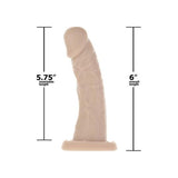 Edward 6in Dong Beige - Naughty by Nature Adult Store