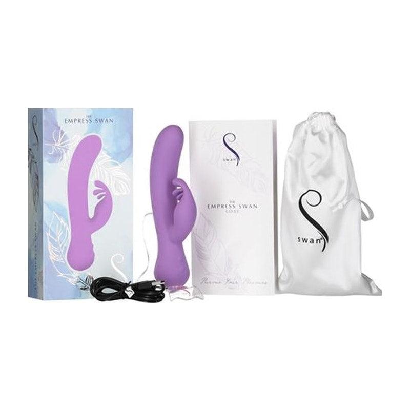 Empress Swan Rabbit Vibrator - Naughty by Nature Adult Store