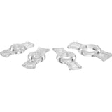 Endurance Clear 4 Ring Penis Set - Adult Toys