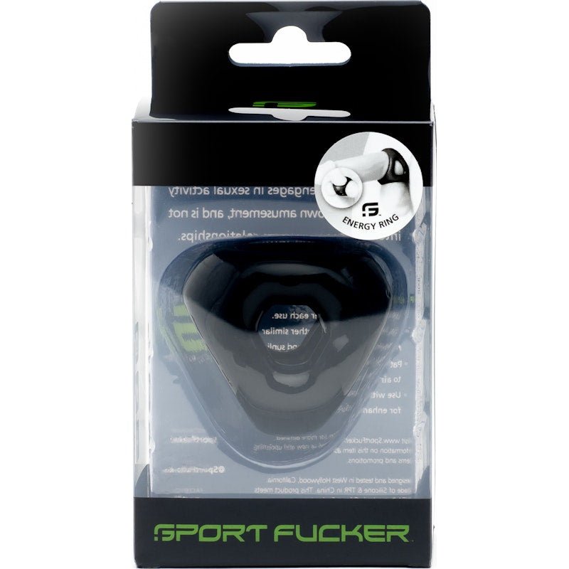 Energy Ring By Sport Fucker Black - Adult Toys