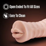 EnLust Nicole Vibrating Oral Stroker – Soft X5 Plus Male Masturbator - MASTURBATORS