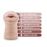EnLust Nicole Vibrating Oral Stroker – Soft X5 Plus Male Masturbator - MASTURBATORS