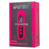 eroTeq Vacuum - Wave Clitoral Vibrator Molette Pink - Adult Toys