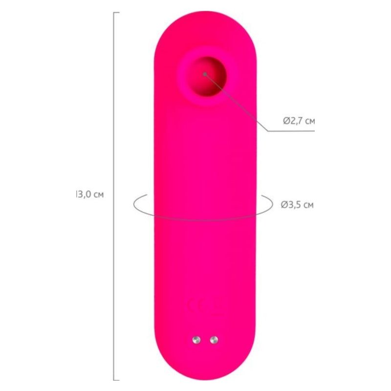eroTeq Vacuum - Wave Clitoral Vibrator Molette Pink - Adult Toys