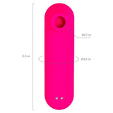 eroTeq Vacuum - Wave Clitoral Vibrator Molette Pink - Adult Toys