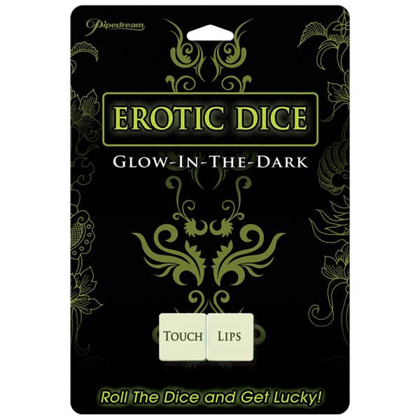 Erotic Dice - Glow in the Dark Couple's Dice Game - GAMES