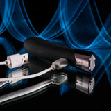 Evolved BACK IN BLACK - Black 11.9 cm USB Rechargeable Bullet - BULLETS & EGGS