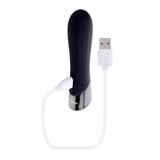 Evolved BACK IN BLACK - Black 11.9 cm USB Rechargeable Bullet - BULLETS & EGGS
