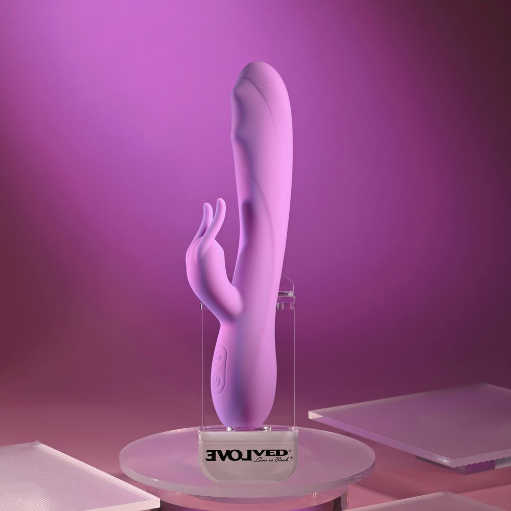 Evolved BEAD THE WAY - Pink Rechargeable Rabbit Vibrator - VIBRATORS