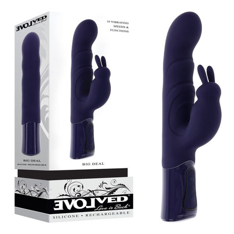 Evolved BIG DEAL - Purple Rabbit Vibrator - VIBRATORS