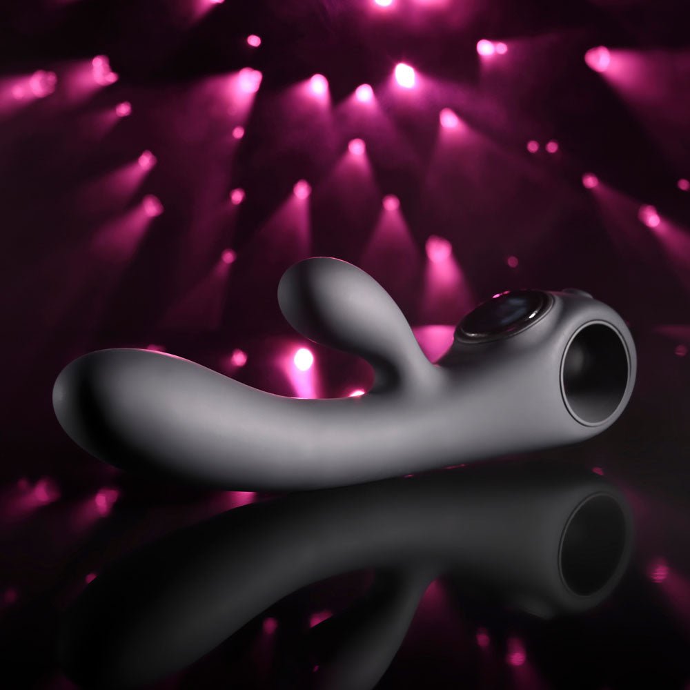 Evolved Black Magic Rabbit Vibrator With LED Screen - VIBRATORS