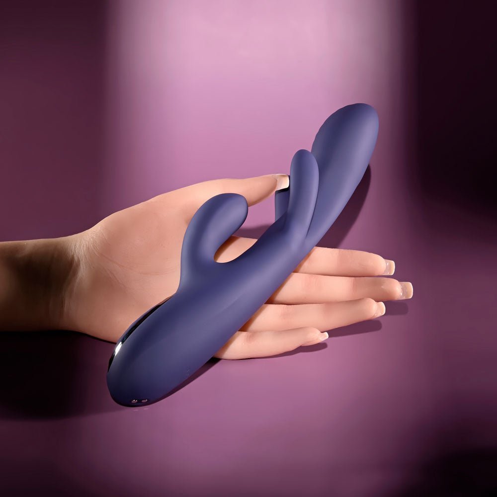 Evolved Bow Down Rechargeable Rabbit Vibrator - VIBRATORS