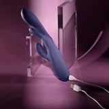 Evolved Bow Down Rechargeable Rabbit Vibrator - VIBRATORS