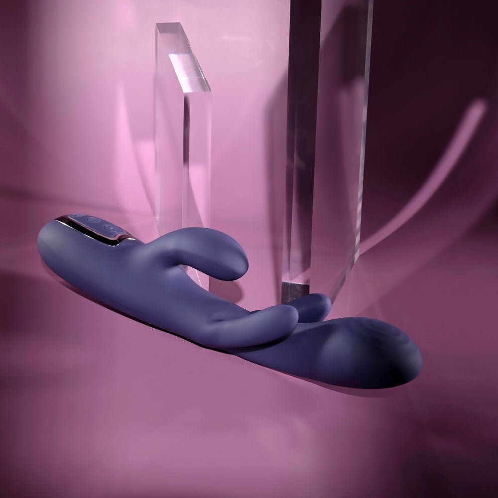 Evolved Bow Down Rechargeable Rabbit Vibrator - VIBRATORS