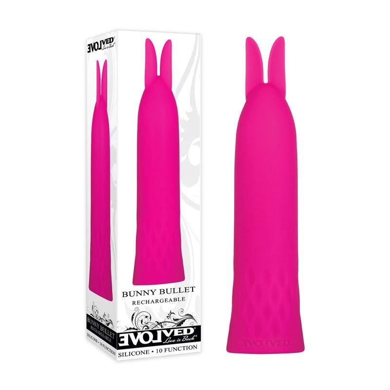 Evolved Bullet Buddy - Pink 10.5 cm USB Rechargeable Bullet - BULLETS & EGGS