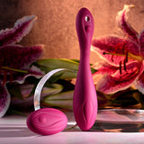 Evolved CHERRY POSE - Pink Flexible & Posable Vibrator with Remote - VIBRATORS