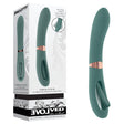 Evolved CHICK FLICK - Olive Green 24 cm USB Rechargeable Vibrator with Flicking Tip - VIBRATORS