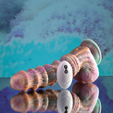 Evolved FANTASY - Multicoloured Vibrating Fantasy Dildo with Remote - DONGS