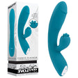 Evolved FIERCE FLICKER - Blue 19.5 cm USB Rechargeable Rabbit Flicker Vibrator - VIBRATORS