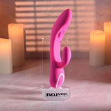 Evolved G Tapper Pink Rechargeable Rabbit Vibrator - VIBRATORS