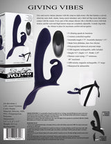 Evolved GIVING VIBES - Vibrating Strap - On with Remote - STRAP - ONS