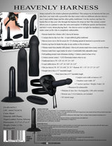 Evolved HEAVENLY HARNESS - Black Rechargeable Strap - On Kit - STRAP - ONS
