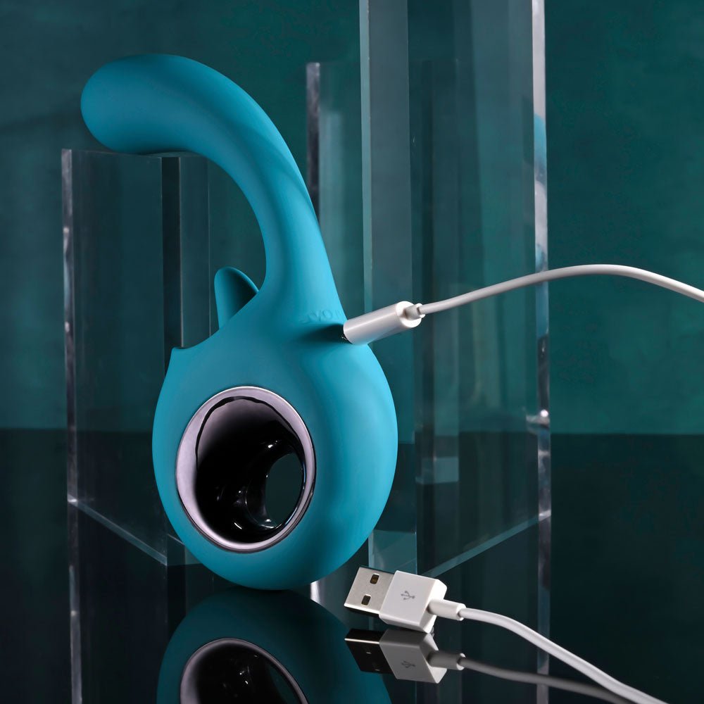 Evolved HOW MANY LICKS - Vibrator with Flicking Stimulator - VIBRATORS
