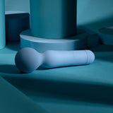 Evolved Iris Blue Rechargeable Massage Wand – Waterproof Silicone - VIBRATORS