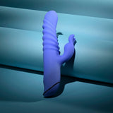 Evolved Knock Knock Rechargeable Rabbit Vibrator Flicking - VIBRATORS