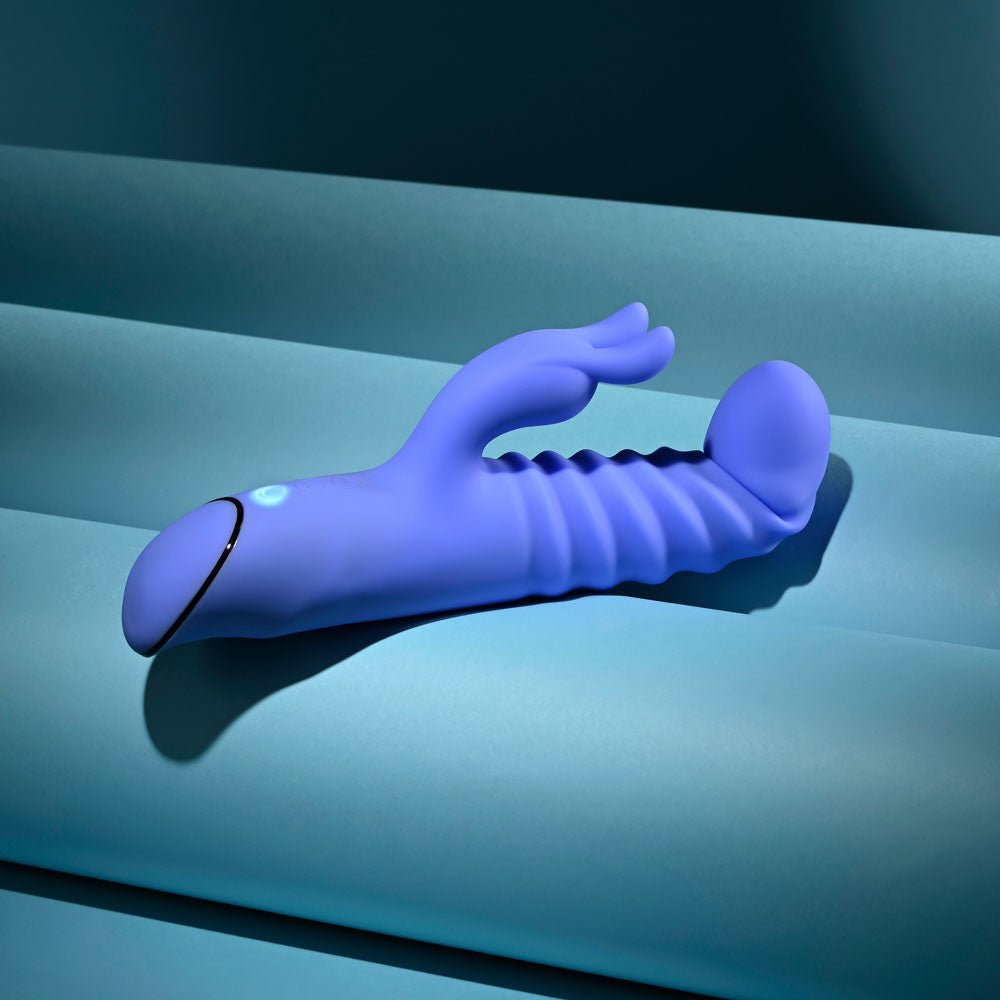 Evolved Knock Knock Rechargeable Rabbit Vibrator Flicking - VIBRATORS