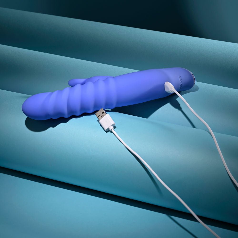 Evolved Knock Knock Rechargeable Rabbit Vibrator Flicking - VIBRATORS