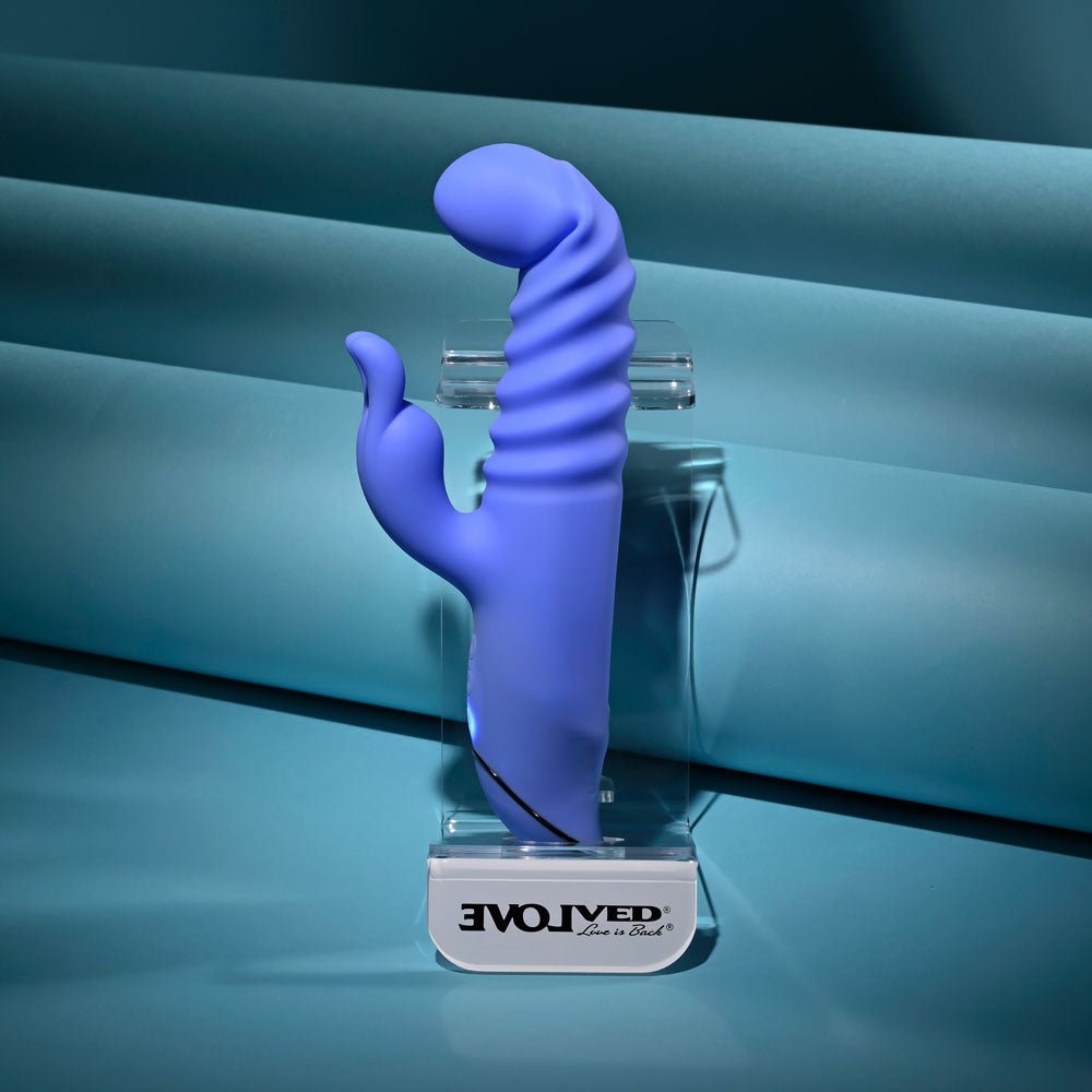 Evolved Knock Knock Rechargeable Rabbit Vibrator Flicking - VIBRATORS