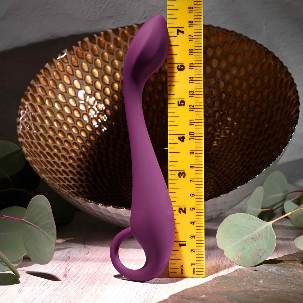 Evolved LOCHNESS G - Purple 19 cm USB Rechargeable Vibrator - VIBRATORS