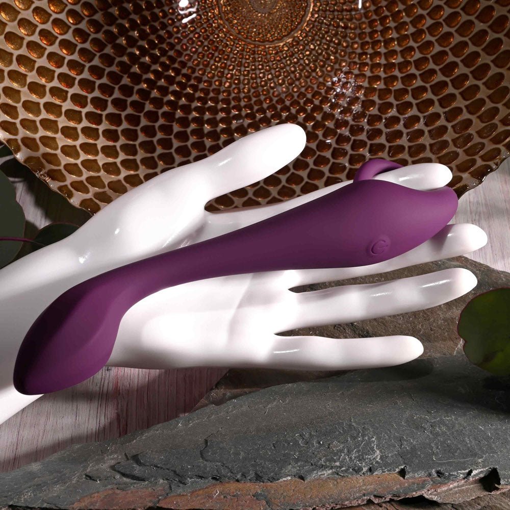 Evolved LOCHNESS G - Purple 19 cm USB Rechargeable Vibrator - VIBRATORS