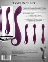 Evolved LOCHNESS G - Purple 19 cm USB Rechargeable Vibrator - VIBRATORS