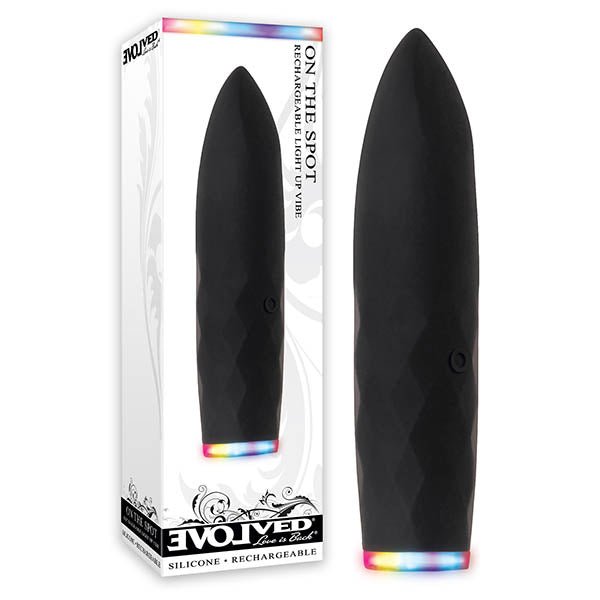 Evolved On The Spot - Black 9.1 cm (3.6'') USB Rechargeable Bullet - BULLETS & EGGS