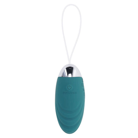 Evolved OVAL OFFICE - Green 8.5 cm USB Rechargeable Wireless Egg with Remote Control - BULLETS & EGGS