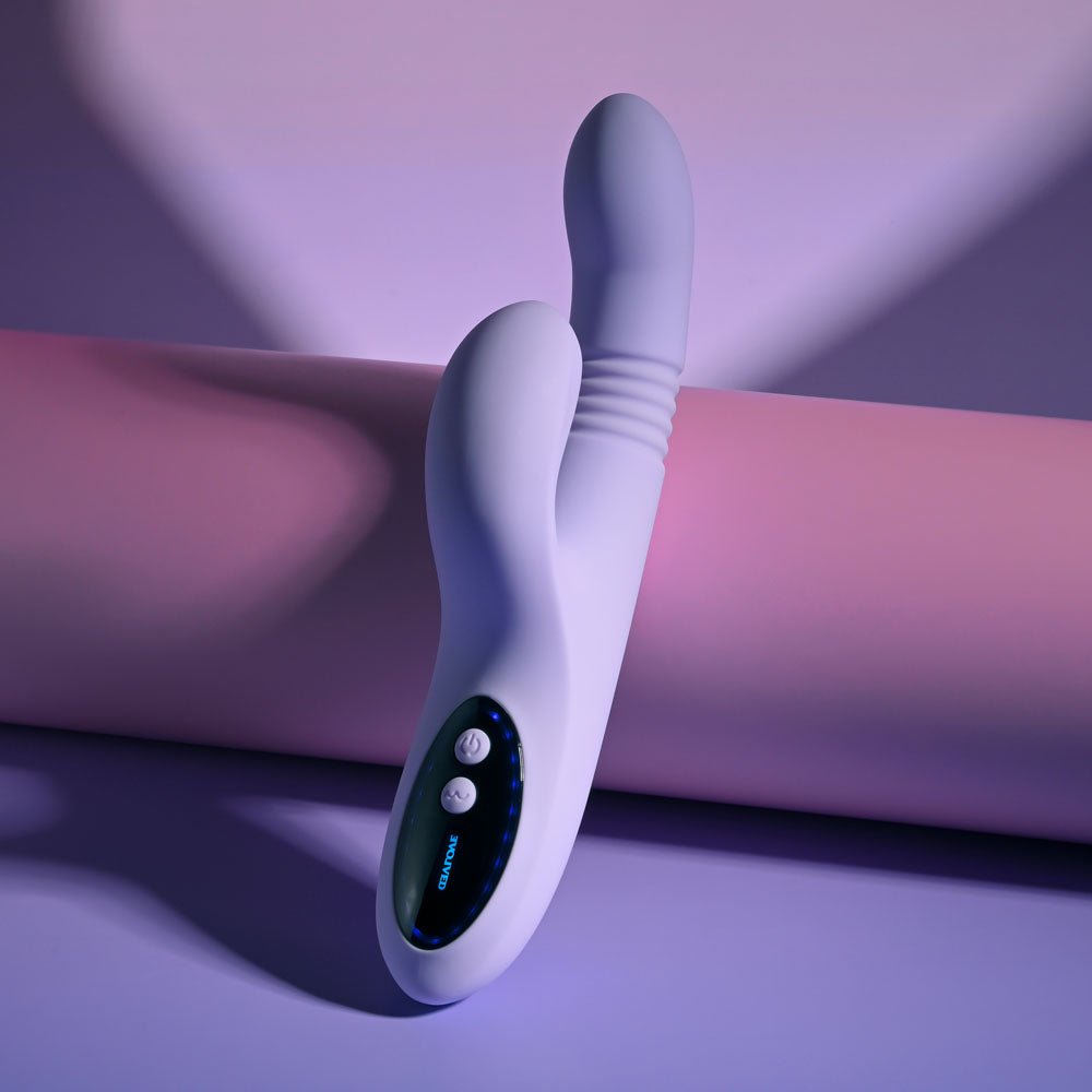 Evolved PEP TALK Purple Thrusting Vibrator Clitoral Stimulator - VIBRATORS