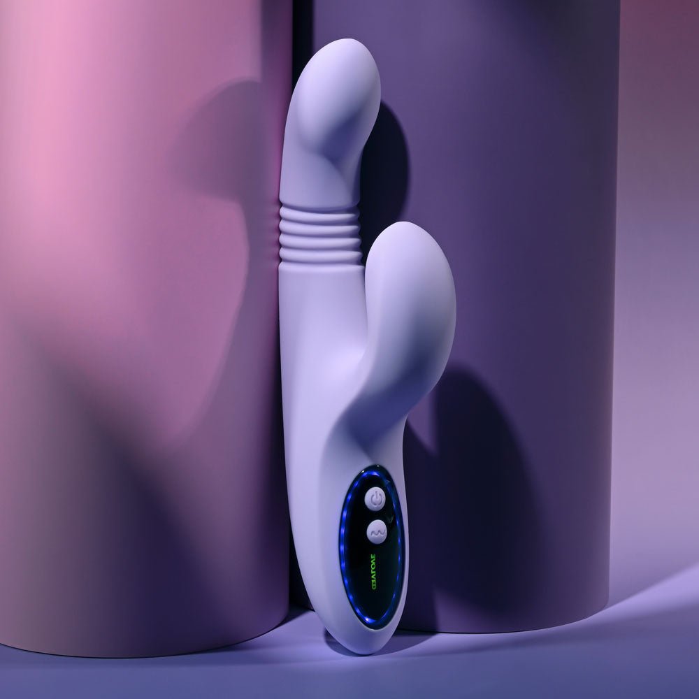 Evolved PEP TALK Purple Thrusting Vibrator Clitoral Stimulator - VIBRATORS