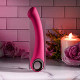 Evolved PLEASURE CURVE - Pink 19 cm Vibrator - VIBRATORS