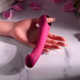 Evolved PLEASURE CURVE - Pink 19 cm Vibrator - VIBRATORS