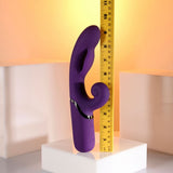 Evolved PLEASURE PUFF - Purple 24.1 cm Inflatable Rabbit Vibrator - VIBRATORS