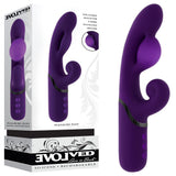 Evolved PLEASURE PUFF - Purple 24.1 cm Inflatable Rabbit Vibrator - VIBRATORS