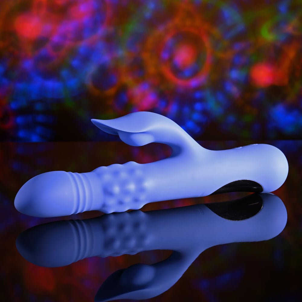 Evolved POP GOES THE O - Thrusting & Bulging Rabbit Vibrator - VIBRATORS