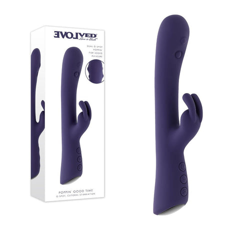 Evolved Poppin Good Time Rabbit Vibrator - VIBRATORS