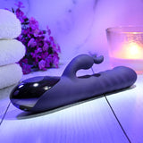 Evolved RASCALLY RABBIT - Purple 22.9 cm USB Rechargeable Rabbit Vibrator - VIBRATORS - RABBIT