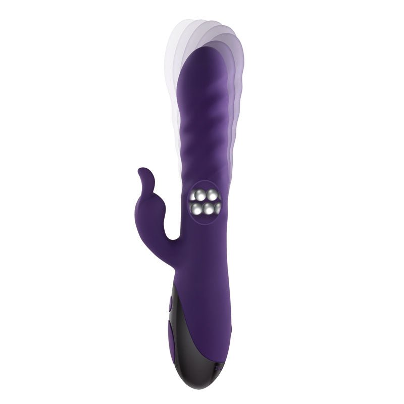 Evolved RASCALLY RABBIT - Purple 22.9 cm USB Rechargeable Rabbit Vibrator - VIBRATORS - RABBIT