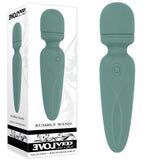 Evolved RUMBLE WAND - Olive Green Mini Massage Wand - VIBRATORS